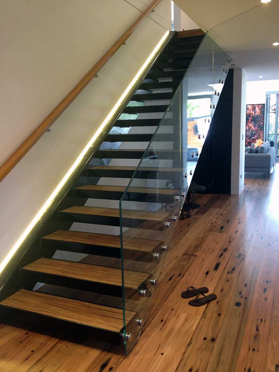 Frameless Glass Staircase Balustrade