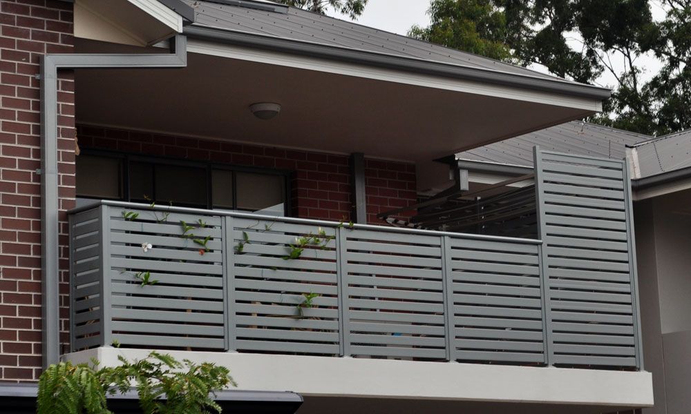 Slat Privacy Screen and Balustrade
